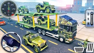 Us Army Car And Bike Transport Truck Driving simulator 3d Android gameplay 💯 #truckdriver