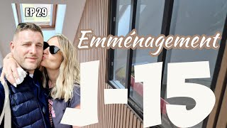 Emménagement J-15 - EP 29 - Pose d'une plaque induction, placards et sols.