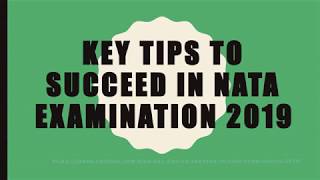 Key Tips To Succeed In NATA Examination 2019