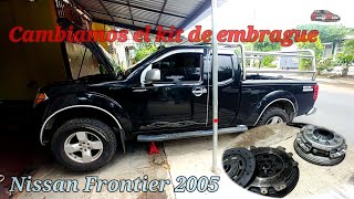 Kit completo de embrague Nissan Frontier 2005 como cambiarlo paso a paso