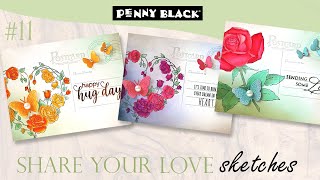 Postcard Fun | Stash-Busting Sketches | Share Your Love #11