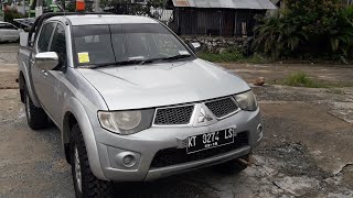 Menjemput Mitsubishi Strada Triton HDX 4M40 dari rental