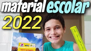 MOSTRANDO MEUS MATERIAIS ESCOLARES 2022!! {JEAN FELIPE}