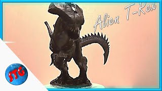 Sculpting Alien T-Rex from clay/Xenomorph Hybrid