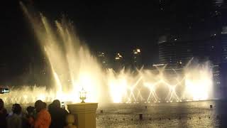 दुबई में संगीतमय फव्वारा /the famous musical fountain show at dubai