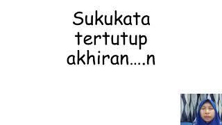 Sukukata tertutup akhiran..n