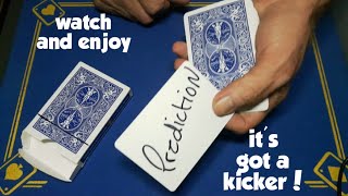 1 gimmick card trick with a KICKER/comment, subscribe and 👍