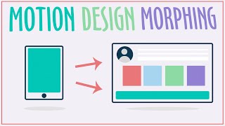 Motion Design Morphing Animation in After Effects Tutorial
