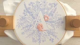 S401 English alphabet embroidery set