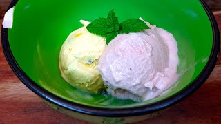 Two Tropical Flavours of Nice Cream Recipe - Vegan!