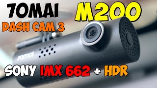 ✅ ДЕШЕВО, НО ОЧЕНЬ СЕРДИТО! 👉 НОВЫЙ РЕГИСТРАТОР 70mai Dash cam 3 m200 - SONY STARVIS 2 IMX 662 HDR