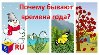 Почемучка: почему бывают времена года? Обучающий мультфильм для детей