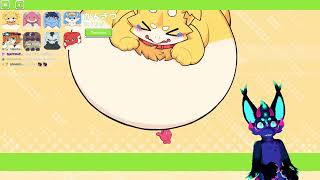 Furry inflation suika belly game What A friend Shaped furry