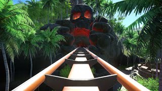 【4K60P】プラネットコースター ジェットコースター 「海賊体験コースター」/ Pirate Experience "Hi-Speed Epic Coaster" at Planet Coaster