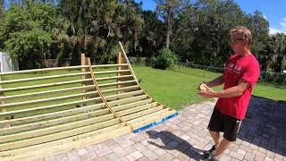 How to make a mini ramp part 3: Setting the transitions on a good foundation!