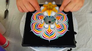 (483) RAINBOW WEEK🌈 ~ 3D printed FLOWER SHAPED CUP ~ Reverse flower dip ~ MUST SEE!!!