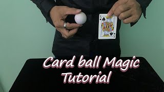 Card ball Magic Tutorial Easy