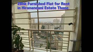 182)Furnished Flat|2Bhk for Rent|in Hiranandani Estate Thane|Contact @kshitijproperties