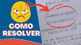 Pagamento bloqueado decisao ministerio  (O que Fazer?)