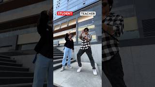 Student Vs Teacher 😱😍 ~ Dance collab with my student #dance #challengevideo #bollywood #ytshorts