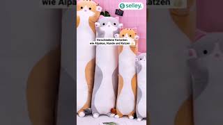 #shorts XXL Kuschelkissen 🥰 Alpaka Shibu und Katzen XXL Kissen