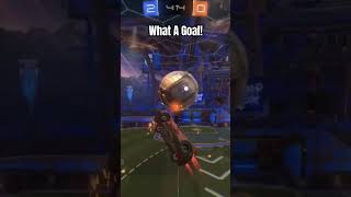 Hitting the crazy angle double tap in Rocket League #rocketleague #shorts #gaming #rocketleagueclips