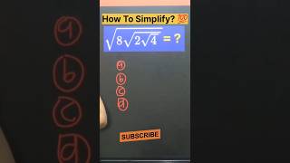 Square Root Math Problem #maths #shotrs #ytshorts #mathproblems