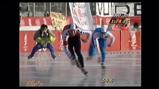 Winter Olympic Games Albertville 1992 - 1000 m Kim - Van Velde