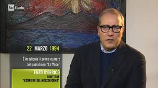 §.2019/ commento RAI STORIA accadde oggi: 22 marzo 2019-1994 "la Voce" di Montanelli