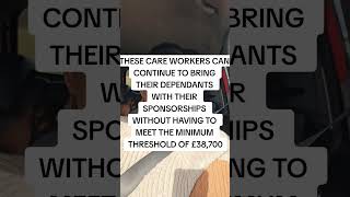 THESE CARE WORKERS CAN CONTINUE TO STAY/BRING DEPENDANTS AFTER 11TH MARCH,  2024#2024 #shortvideos