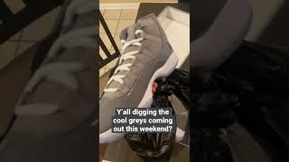 Y’all Digging The Cool Grey 11’s? #coolgrey #jordan11s #retro