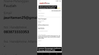 Tahapan pemasangan Indihome (Layanan pasang Indihome: 075394577402)