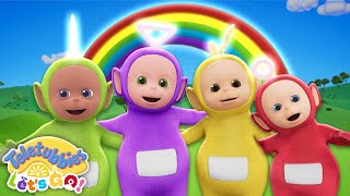 Tiddlytubbies | BIG Colorful Rainbow! 💜💚💛❤️ Teletubbies Let's Go New Episode