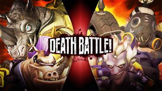 Fan Made Death Battle Trailer: Bebop & Rocksteady VS Junkrat & Roadhog (TMNT VS Overwatch)