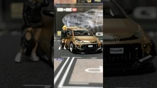 Pop Race Toyota GR Yaris Pandem Satin Gold #diecastcollector #toyotagryaris #gryaris #poprace