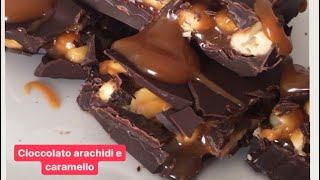 #cioccolatofondente e #arachidi con #caramello , una goduria