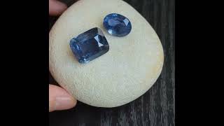 Gem Gardener: Two Large Unheated Blue Sapphires