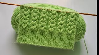 HERMOSO PATRÓN TEJIDO A DOS AGUJAS O PALITOS / TEJIDOS SAMANTHA 💖 #tejido #crochet #knitting