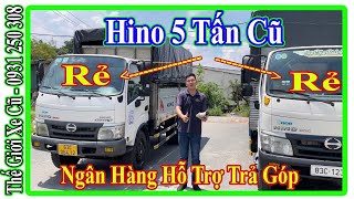 Xe Tải Cũ 5 Tấn Hino Dutro Thùng Bạt Inox Bửng Nhôm Giá Rẻ Ngân Hàng Hỗ Trợ Góp | Thế Giới Xe Cũ.