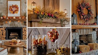 Farmhouse Fall Mantel Decor: Reclaimed Wood, Mason Jars, and Foliage