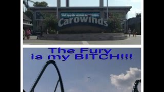 Went to Carowinds and conquered the Fury 💪 Vlog #67