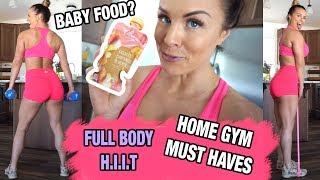 Home Workouts And Baby Food