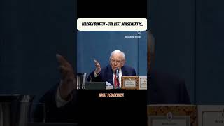 Watch Warren Buffet Revealing The BEST INVESTMENT Ever  -  #motivation #education #business