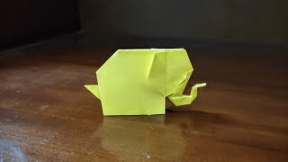 How To Make An Origami Simple Elephant | Origami Simple Elephant | Easy Origami