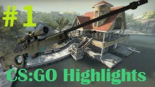 CS:GO Highlights #1 - Knifes and Glory