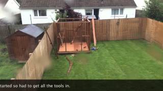 8x8 Shed Build Timelapse