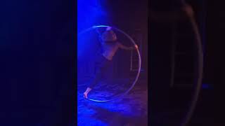 ✨Spinning around at #VelvetBurlesque #Sheffield #cyr #cyrwheel #circus #cabaret #performance #show