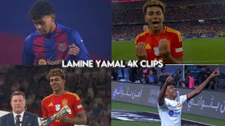 Lamine Yamal 4k Free Clips | Clips For Edits | Free Clips | No Watermark | Scenepack 4k |