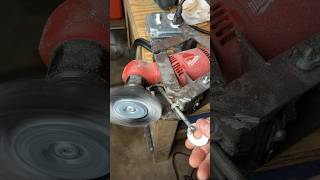 Small wire wheel station - remove mill scale / paint #shorts #shortvideo #diy