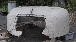 Sandblasting a WWII Tank Turret | Bullrush